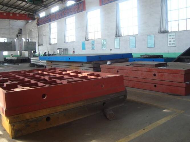 鉚工鑄鐵(tie)平闆案例